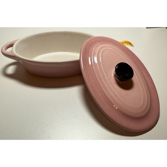 Crock Pot Wexford MINI Pink Stoneware Casserole Dish and Lid 6.7oz - Picture 2 of 6